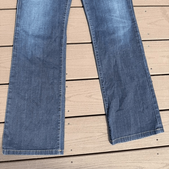 AG Adriano Goldschmied The Angel Boot Cut Blue Jeans Denim 30 x 33 Womens 30R - Picture 9 of 11
